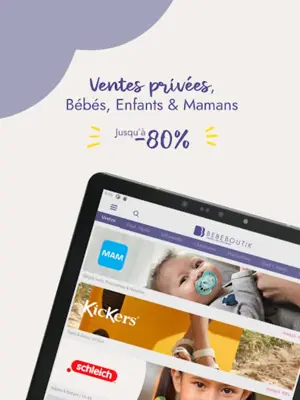 Bebeboutik - Vente Privée Bébé android App screenshot 0